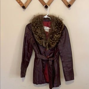 🔻SOLD🔺Vintage Leather Jacket